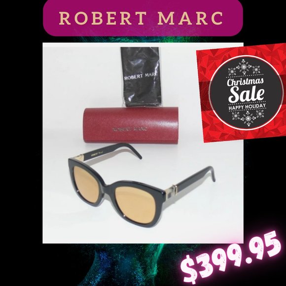 New Robert Marc RM 930 24K Gold lens Sunglasses